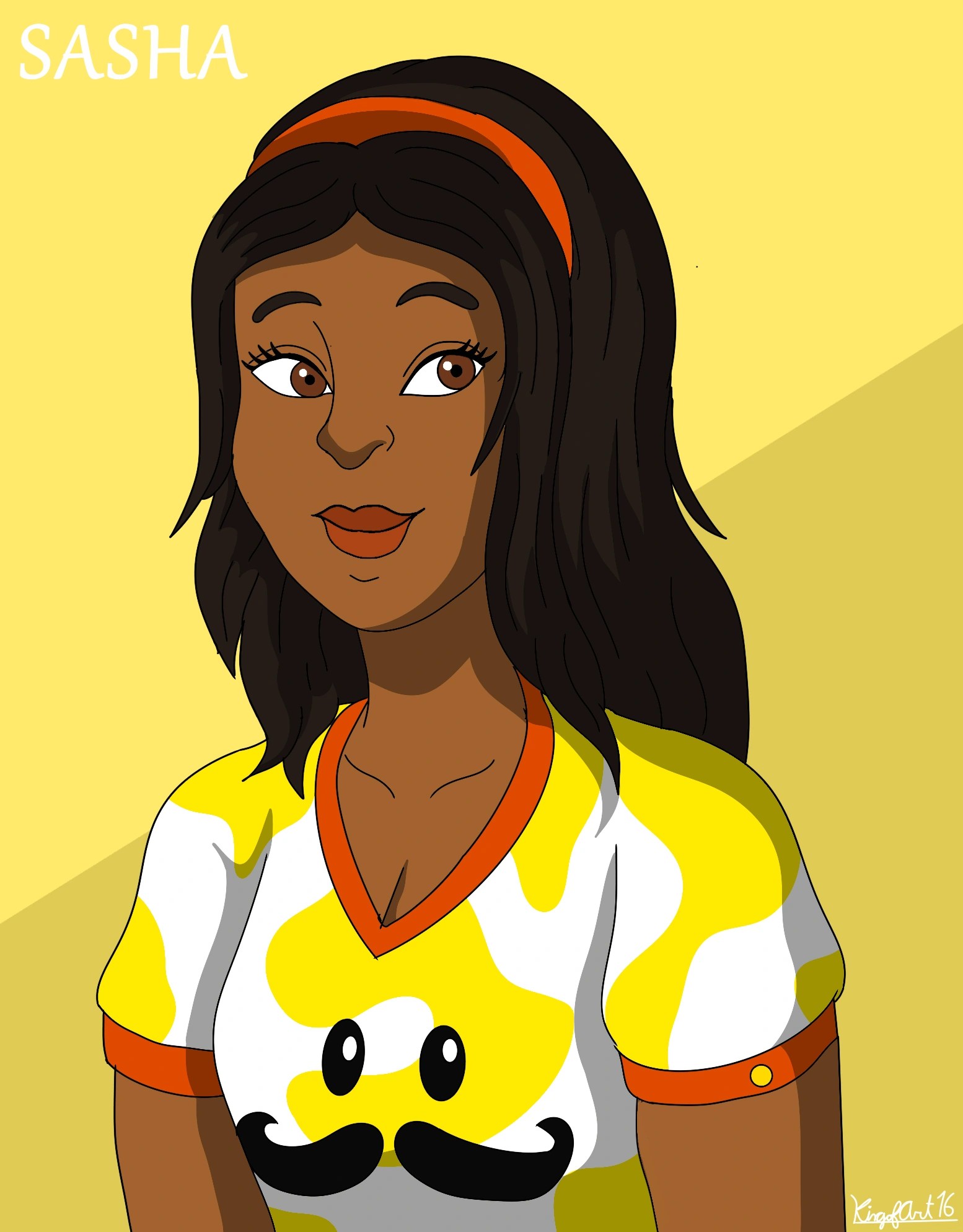 How does my version of Sasha look. I already posted it on her fanart