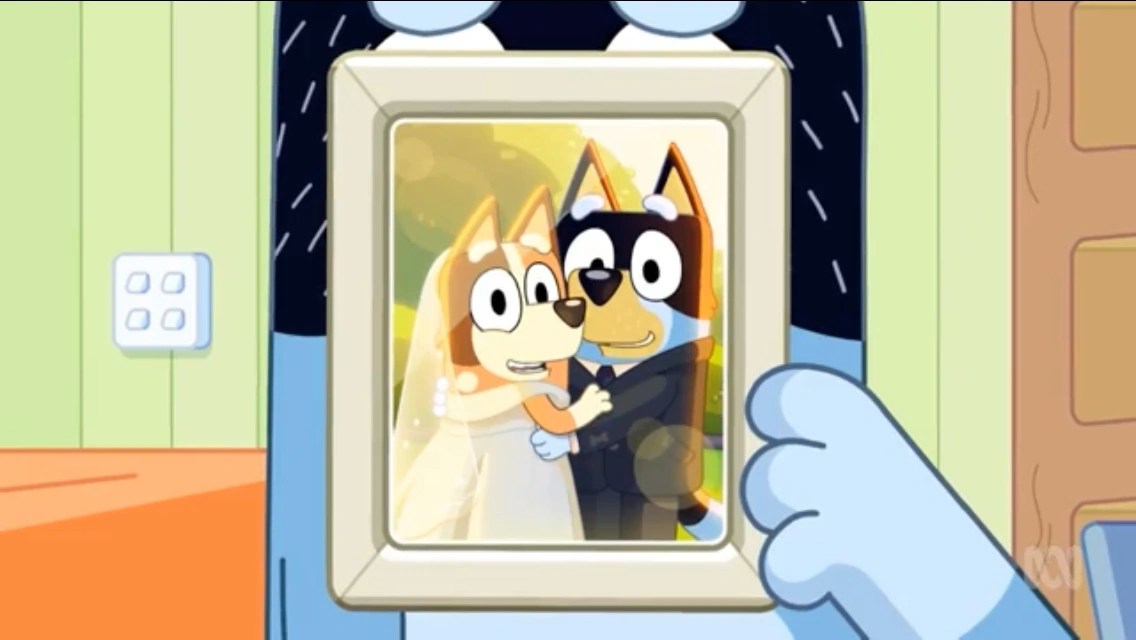 Bandit and Chili’s wedding photo Fandom
