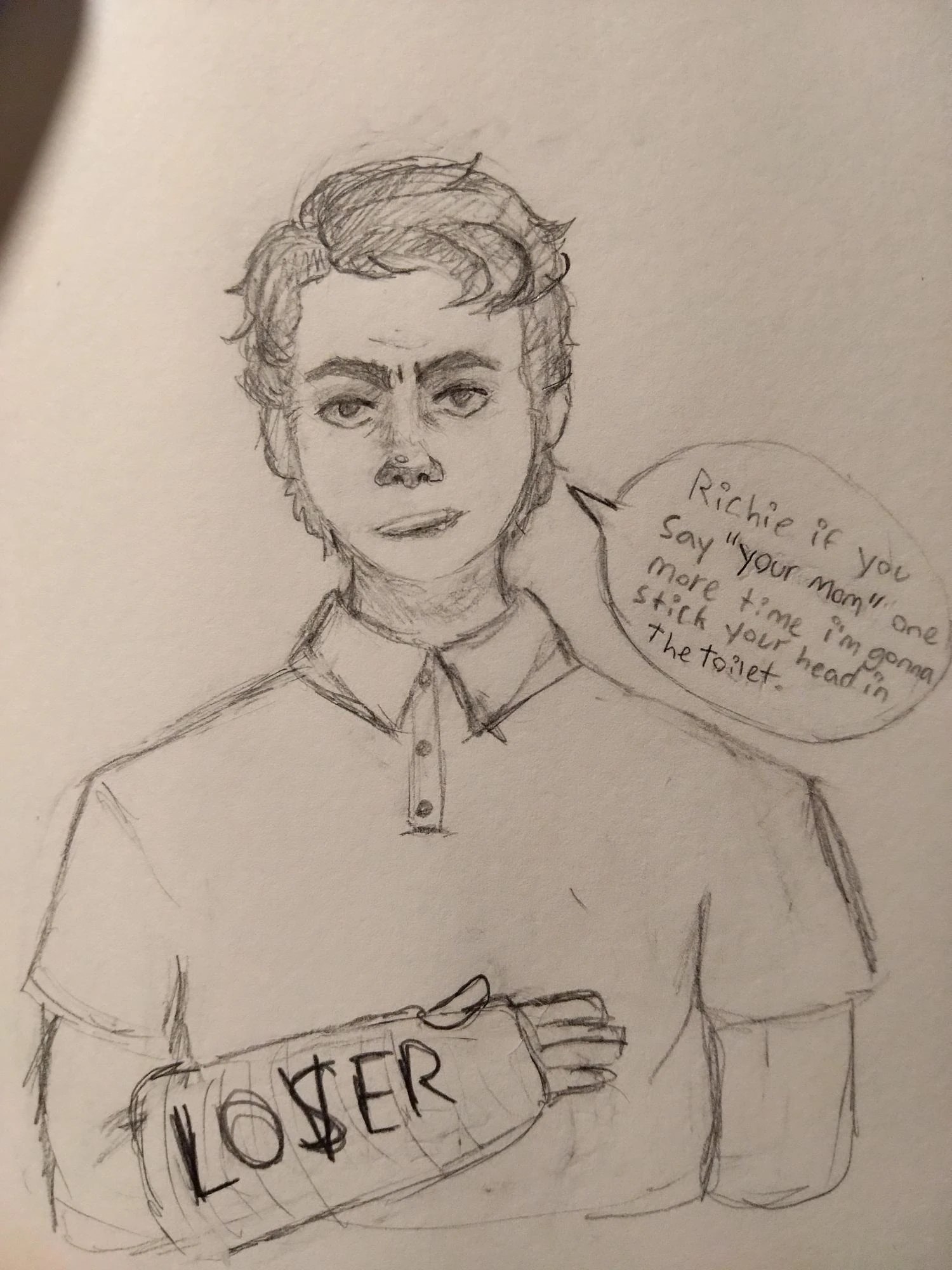 eddie kaspbrak fanart ) Fandom