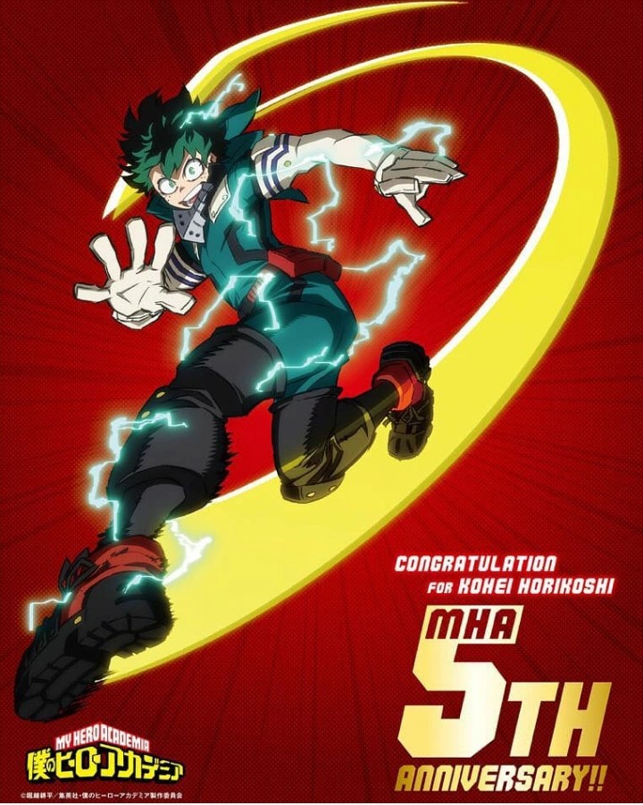 IT'S A SPECIAL DAY!! HAPPY 5TH ANNIVERSARY MHA!! THANK YOU FOR ITS