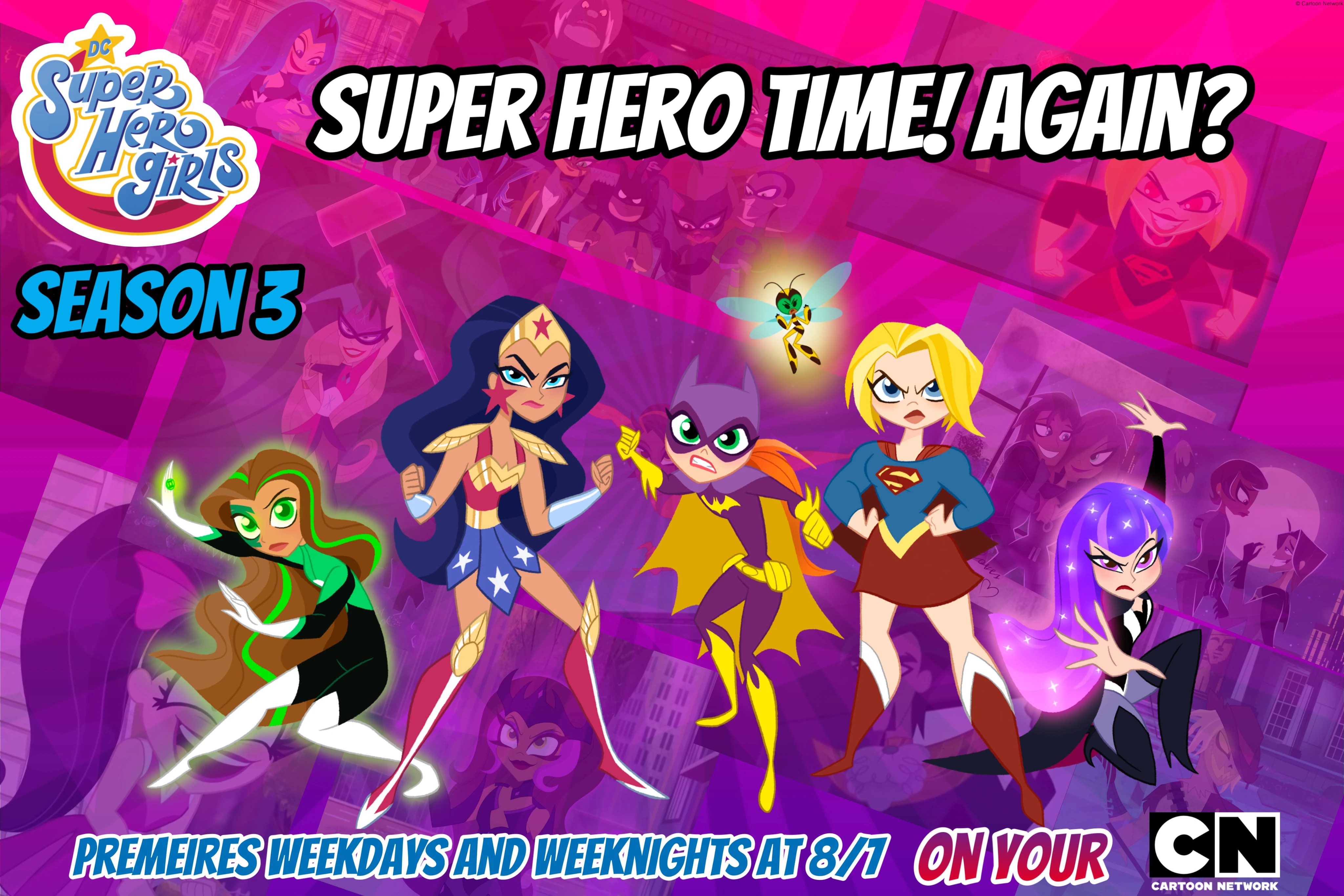 DC Super Hero Girls Coming soon in 2023 from the Season 3 on Cartoon