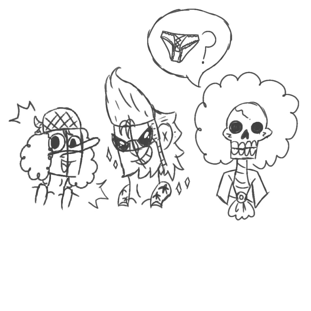 drew my 3 favorite straw hats Fandom
