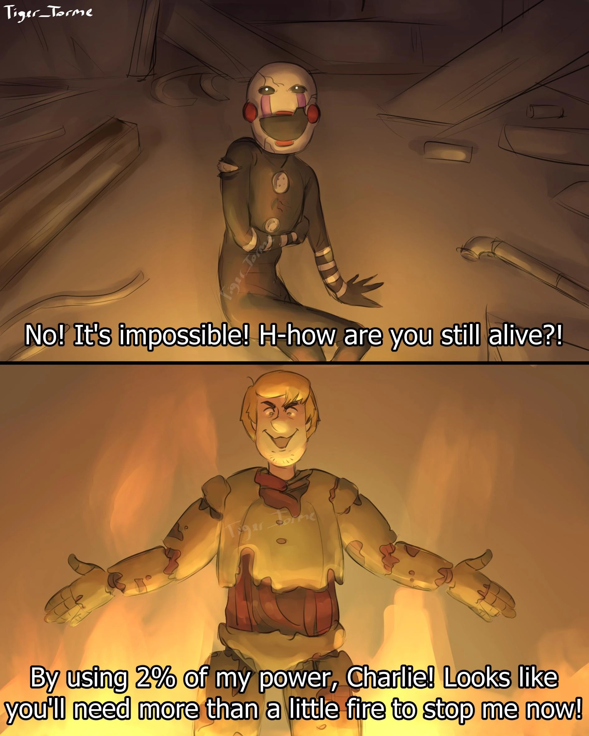 Well this is only believable reason as to how William Afton keeps