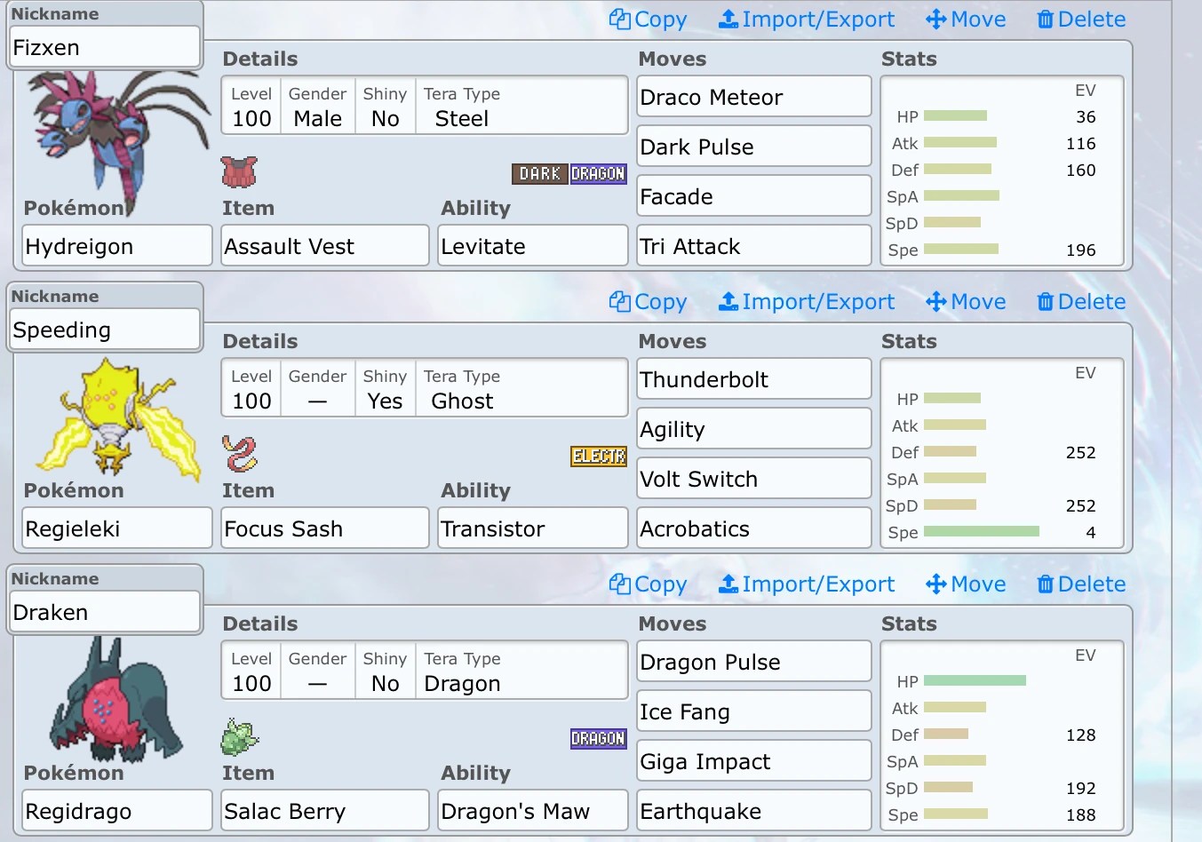 Making Pokémon teams that I think fit entities 1 Fandom
