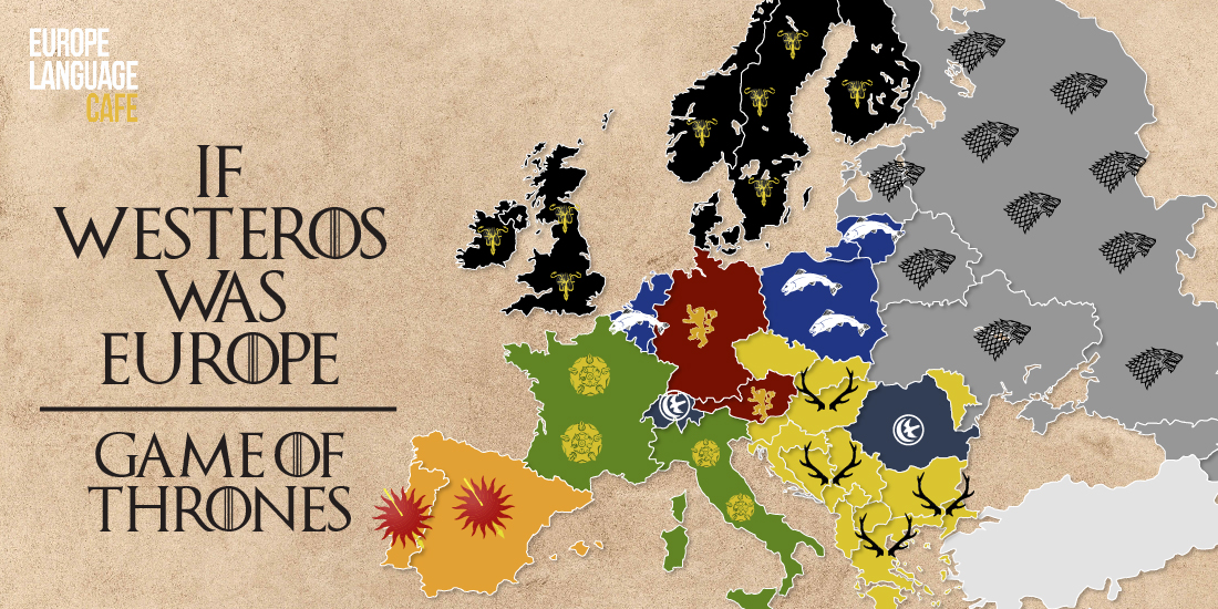 Game of Thrones Houses in Europe Map Analysis Fandom