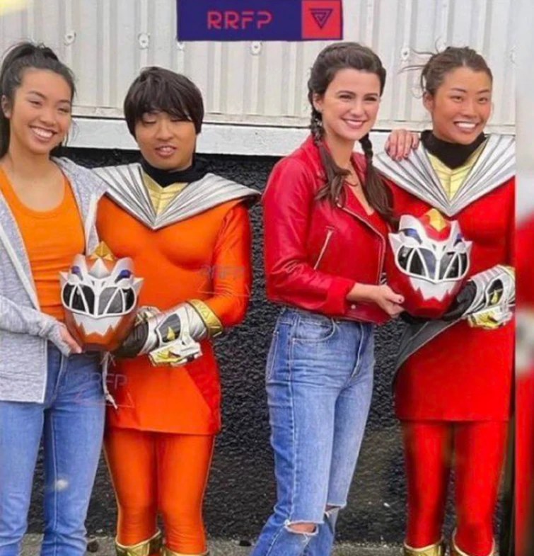 Say hello to cosmic fury orange ranger to the power rangers