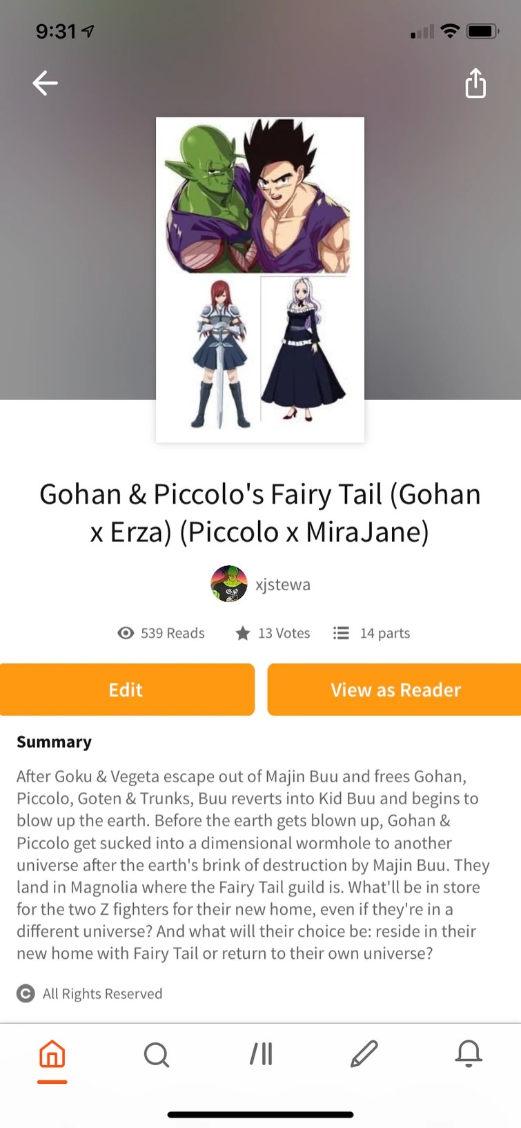 My fanfic story that’ll make Gohan & Piccolo great again (Please no