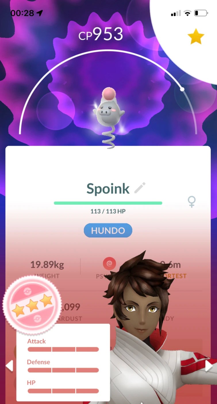 My second ever Pokémon go perfect stat Pokémon Fandom