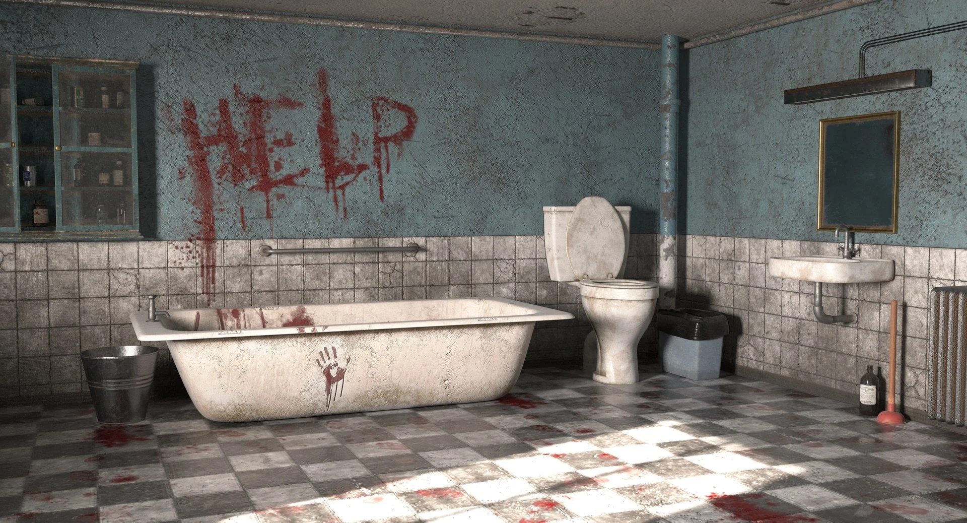 I literally had nightmares about this haunted bathroom. Fandom