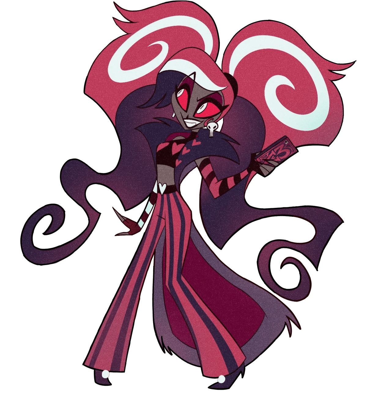 Lute Hazbin Hotel Inspired Nails lute nail - Roberto Carmina Ti