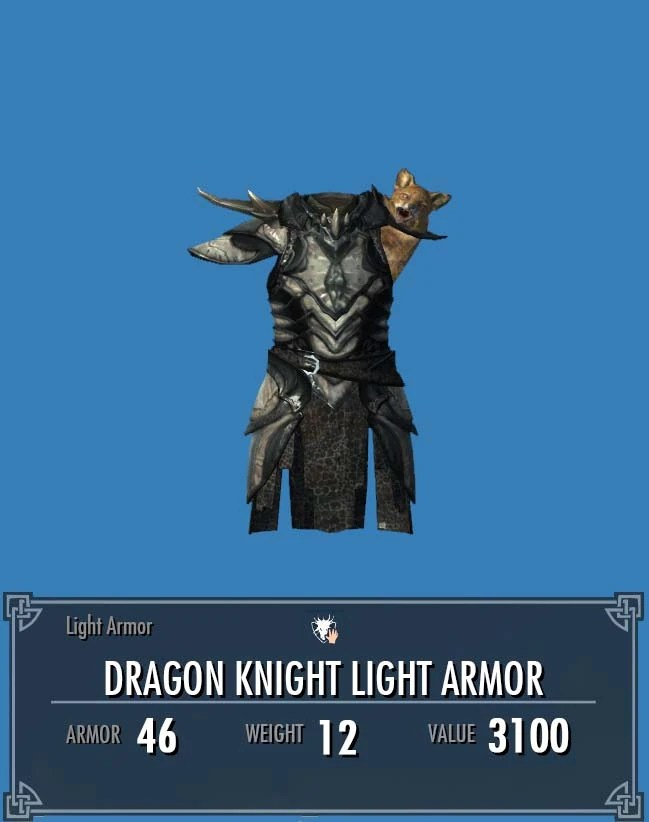 Skyrim Dragon Knight Armor