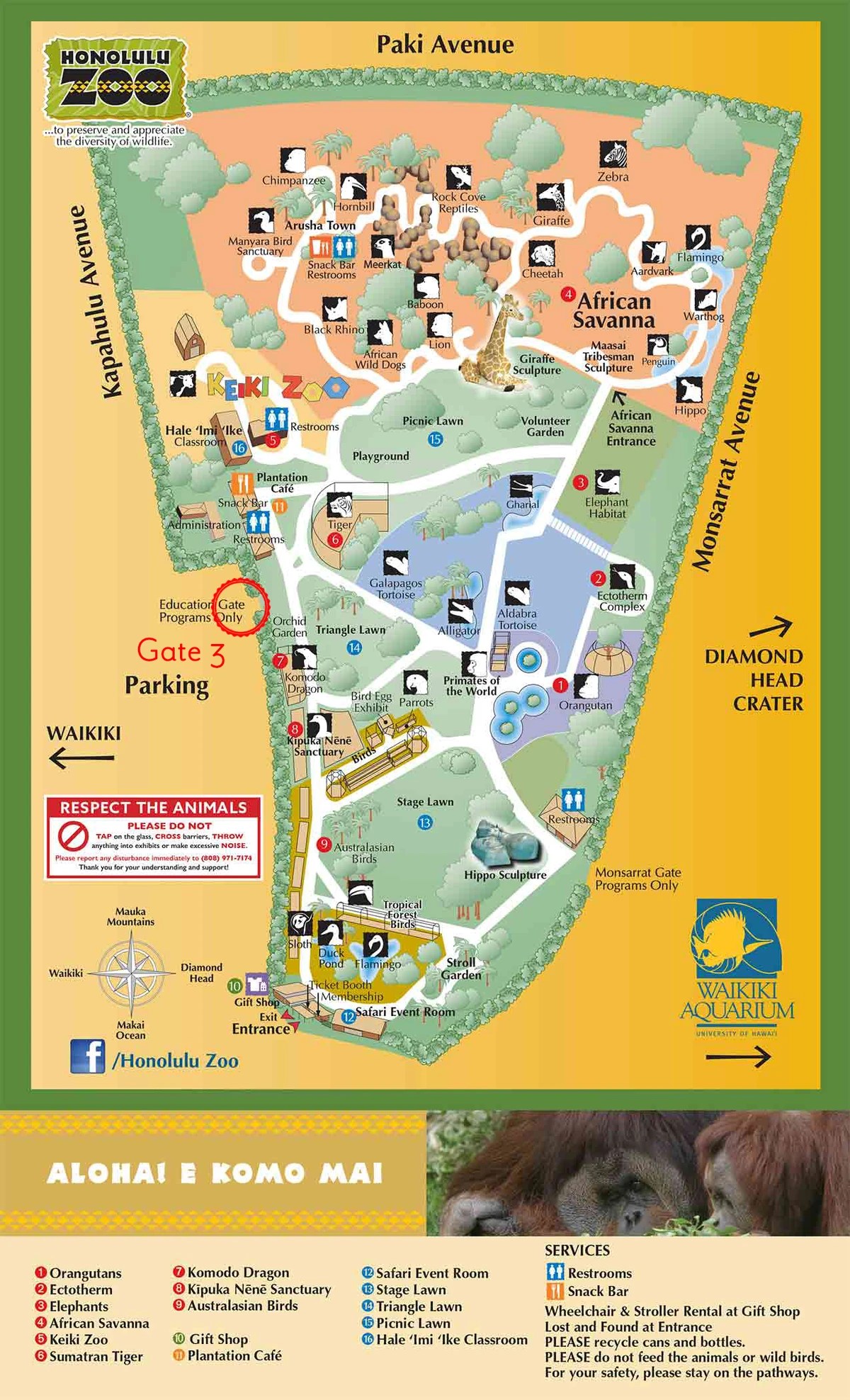 Honolulu Zoo List of Major Zoos in the U.S. Wiki Fandom