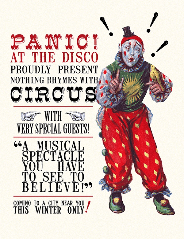 Nothing Rhymes with Circus Tour Panic! At The Disco Wiki Fandom