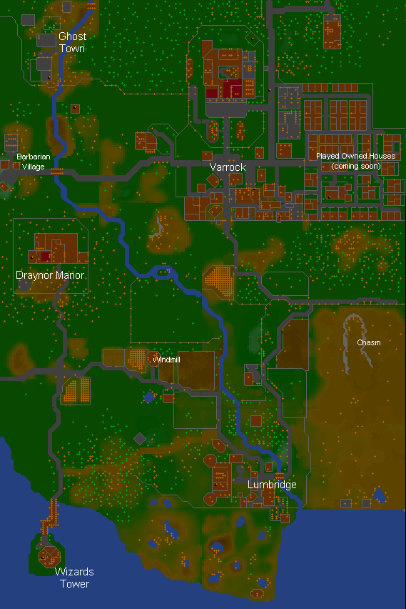 Runescape Classic World Map ManualWorldMap RuneScape Classic Wiki Fandom