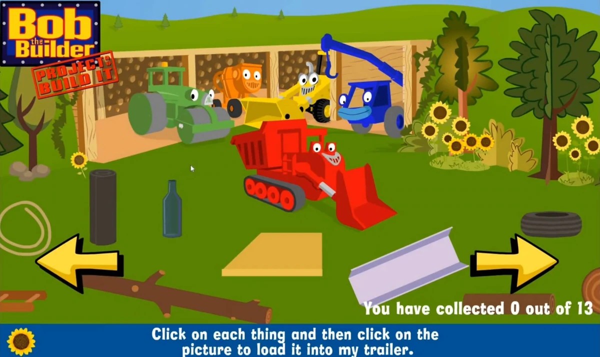 Bob The Builder Sunflower Park Online Games | The Big Savers