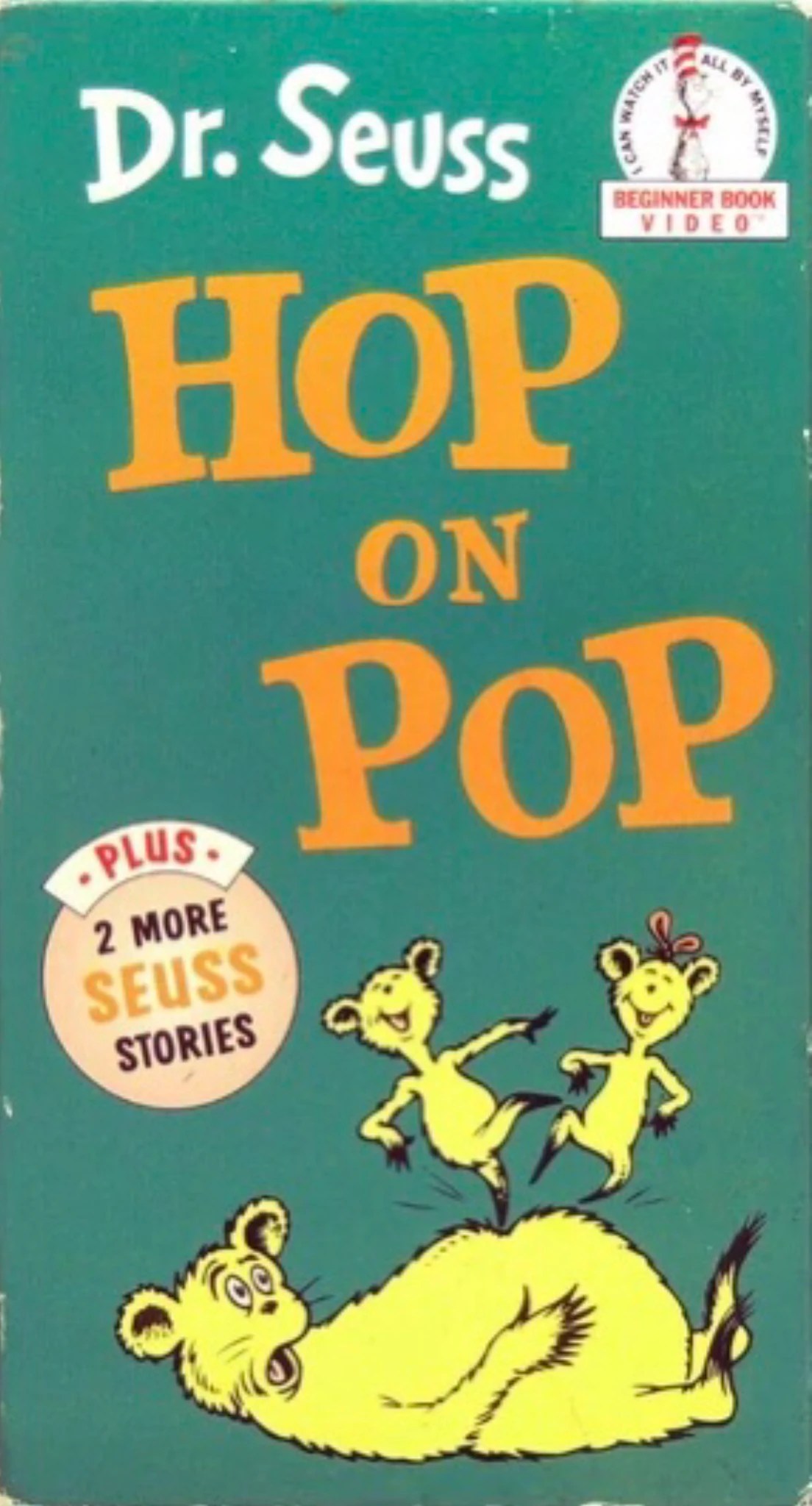Dr. Seuss Beginner Book Video Hop On Pop Plus 2 more Seuss stories