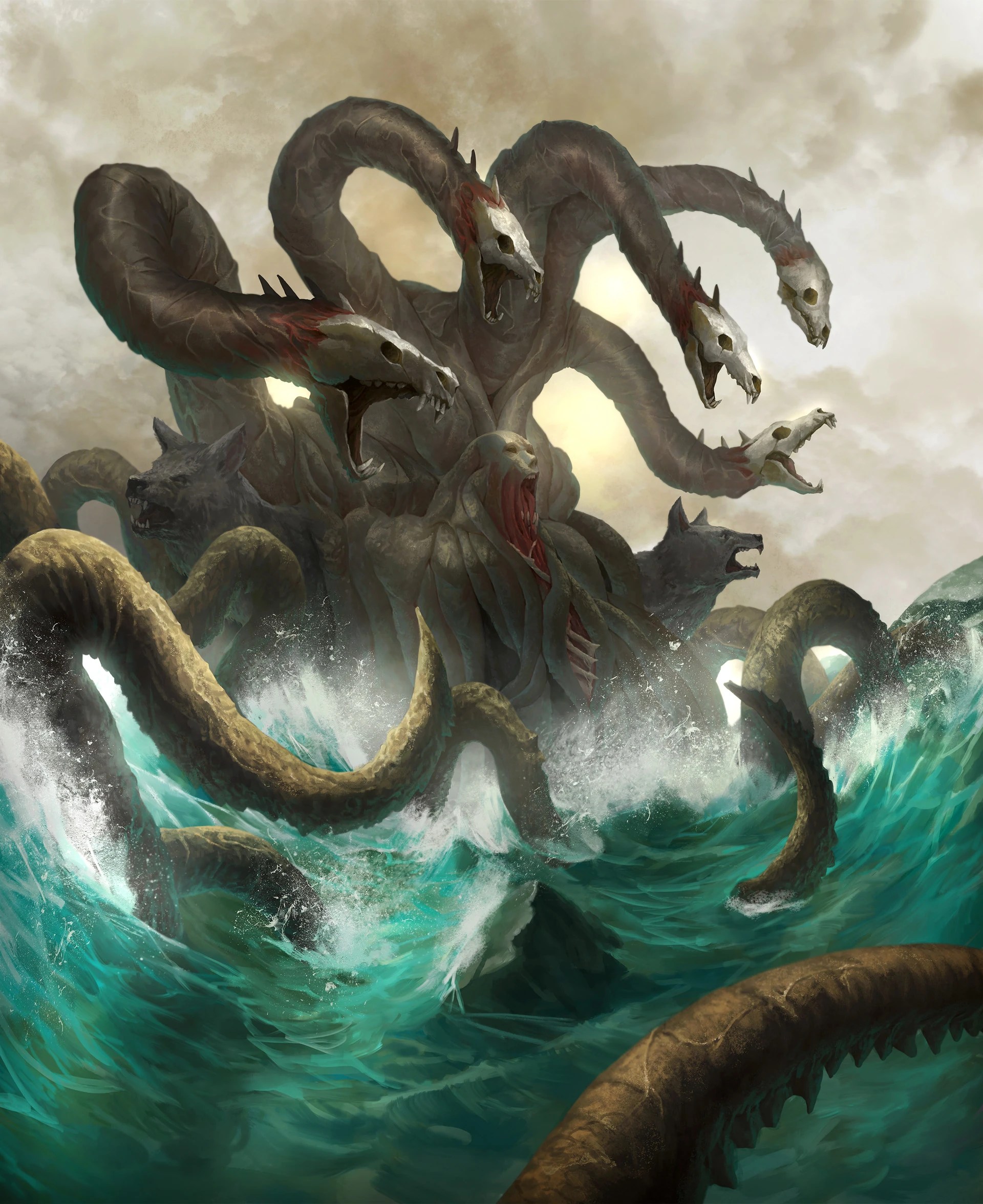 greek sea monsters mythology - Gel French Manicure