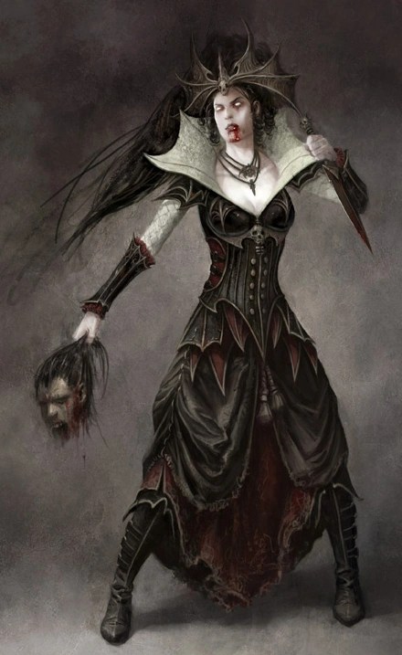 elven vampire female art | Pita Bloom