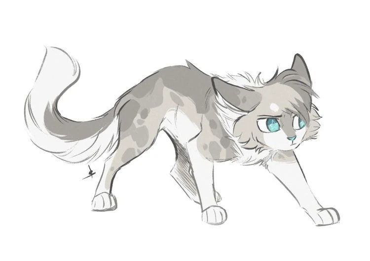 white cats in anime