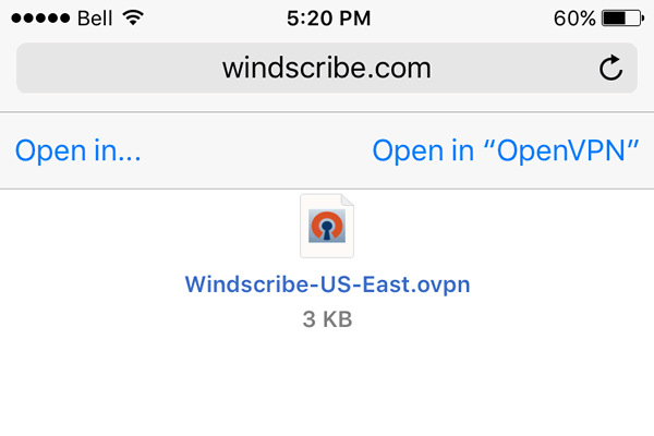 iPhone Setup Guide Windscribe