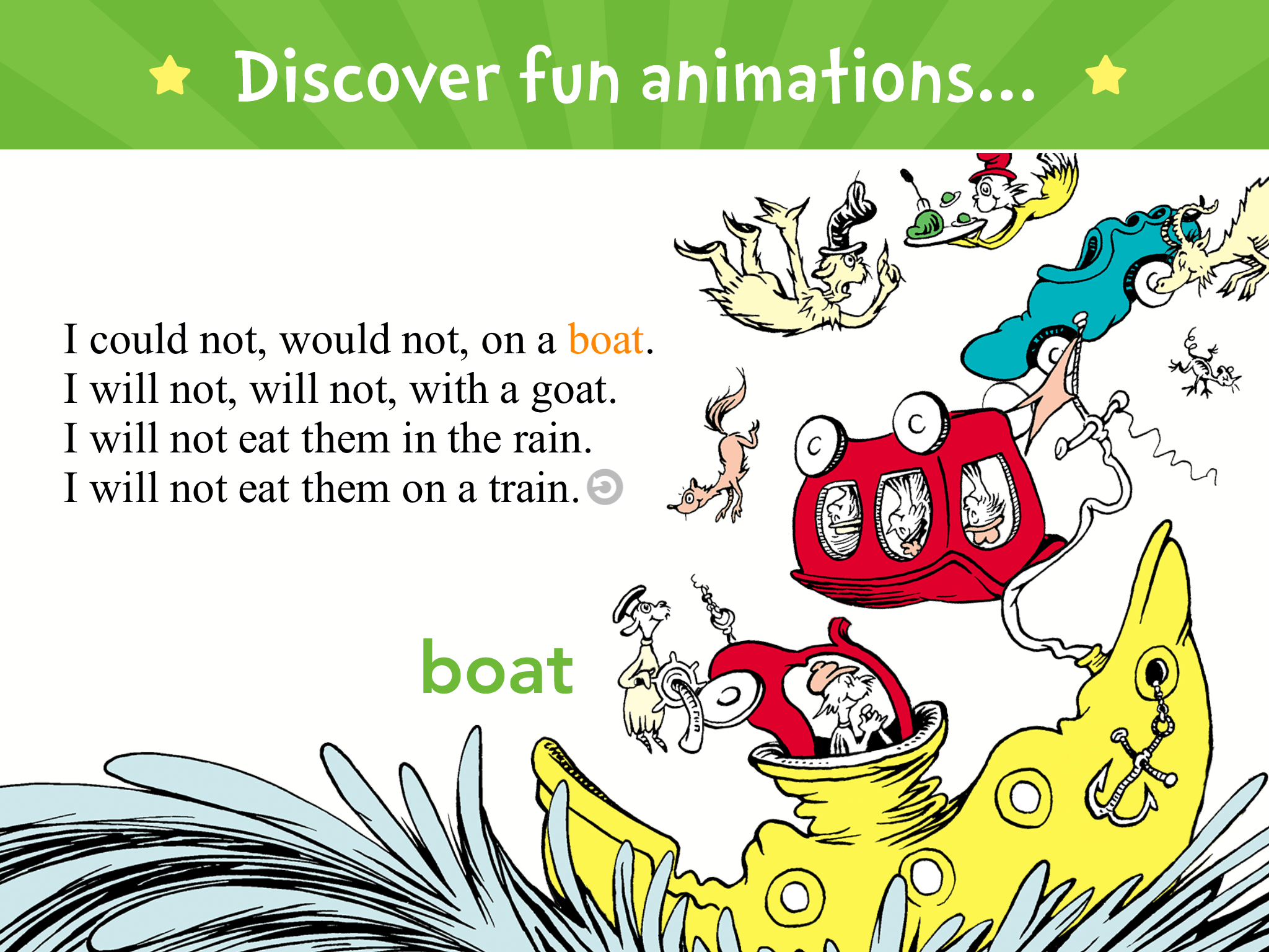 Green Eggs and Ham Read & Learn Dr. Seuss Wisewire