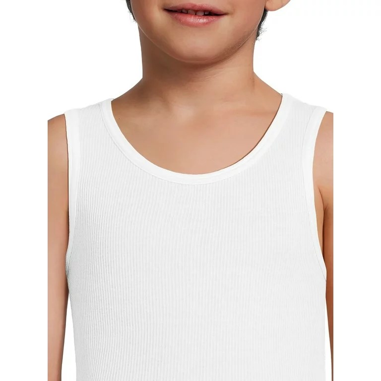 Wonder Nation Toddler Boys' Undershirt, 6Pack, Sizes 2T5T Bellies