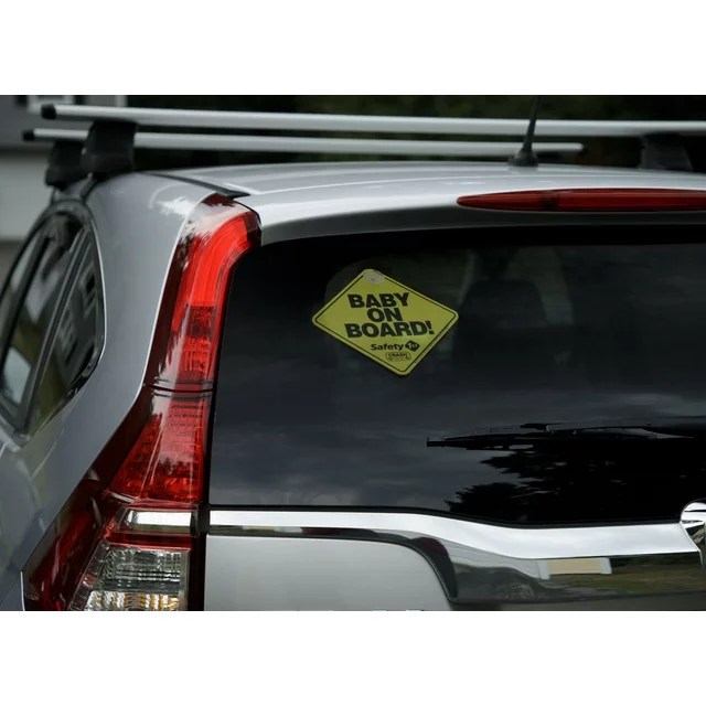 Safety 1st Baby on Board Sign and Yellow Bellies & Babies