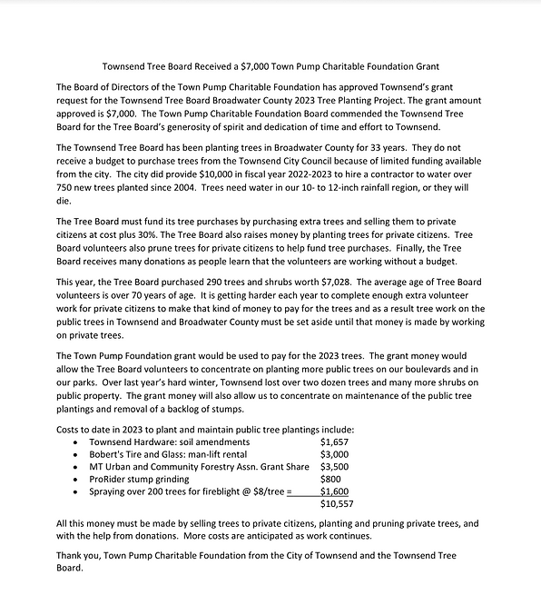 TOWNSEND UPDATE Mucfa