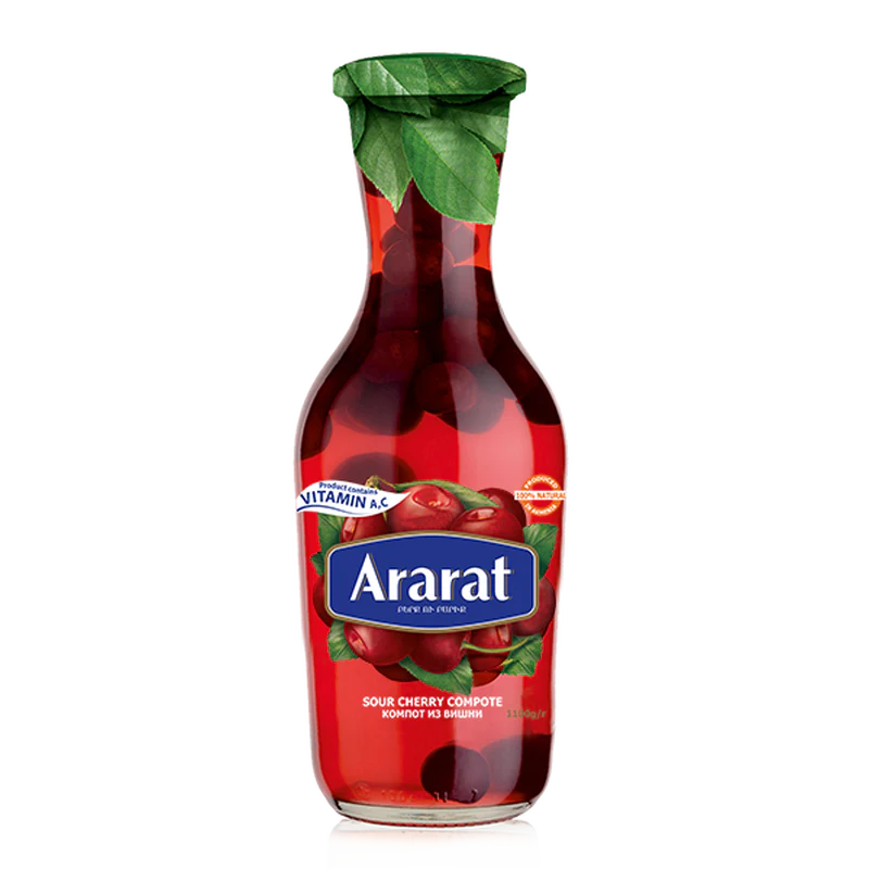 Ararat Armenian Sour Cherry Compote 1L Henrys HowTos
