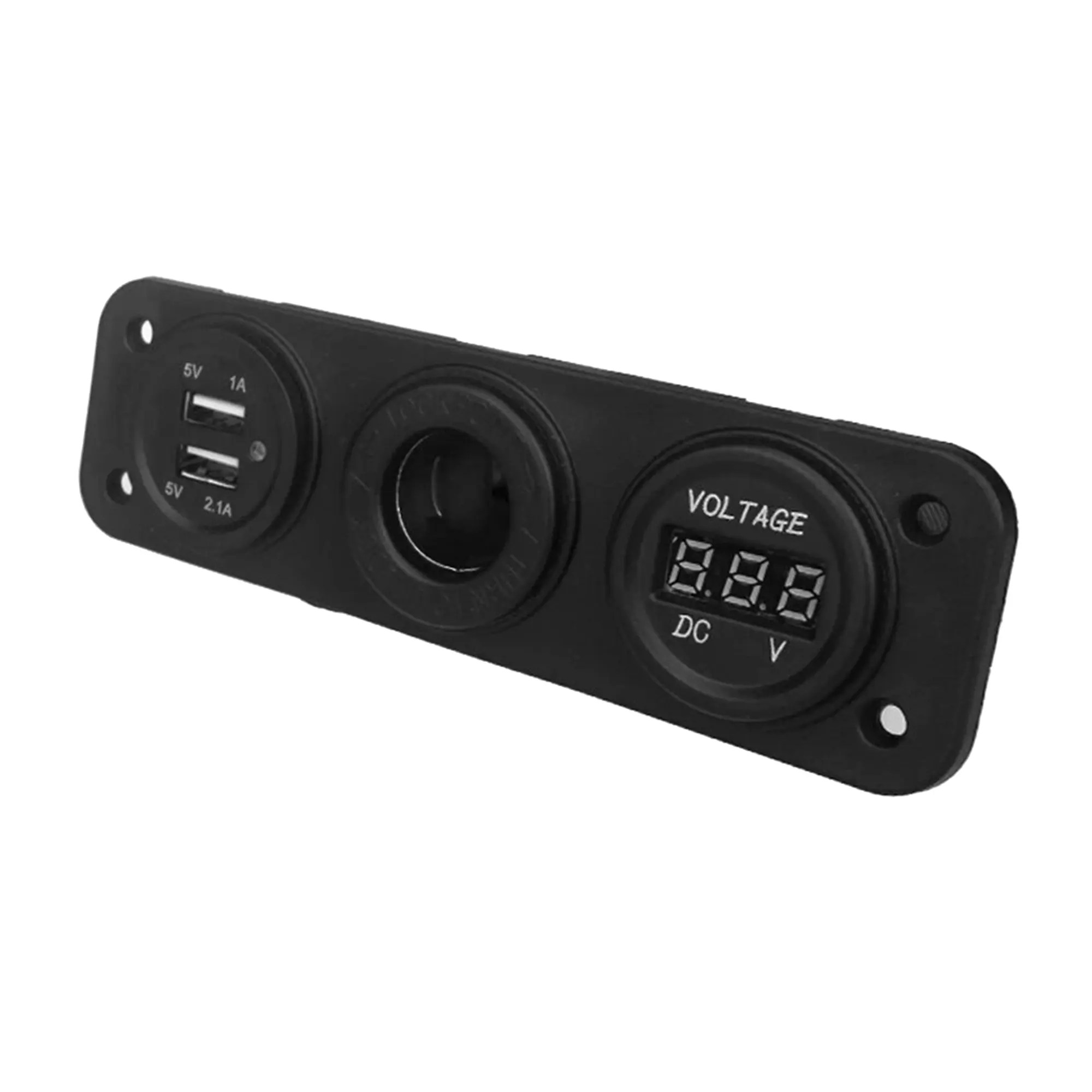 USB Lighter and Voltmeter Panel IGTuningMiami Car Accessories Wholesale