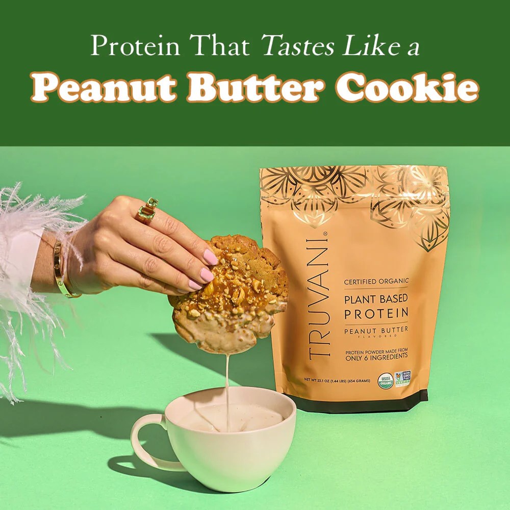 Truvani Plant Based Protein Peanut Butter gethealthy
