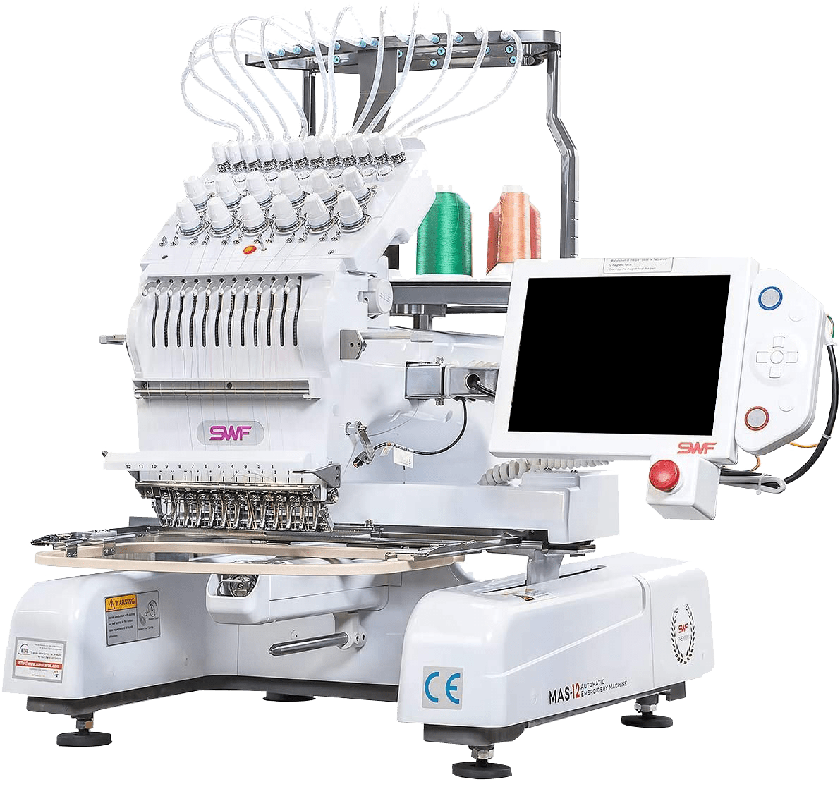 SWF MAS 12 Embroidery Machine Commercial Embroidery