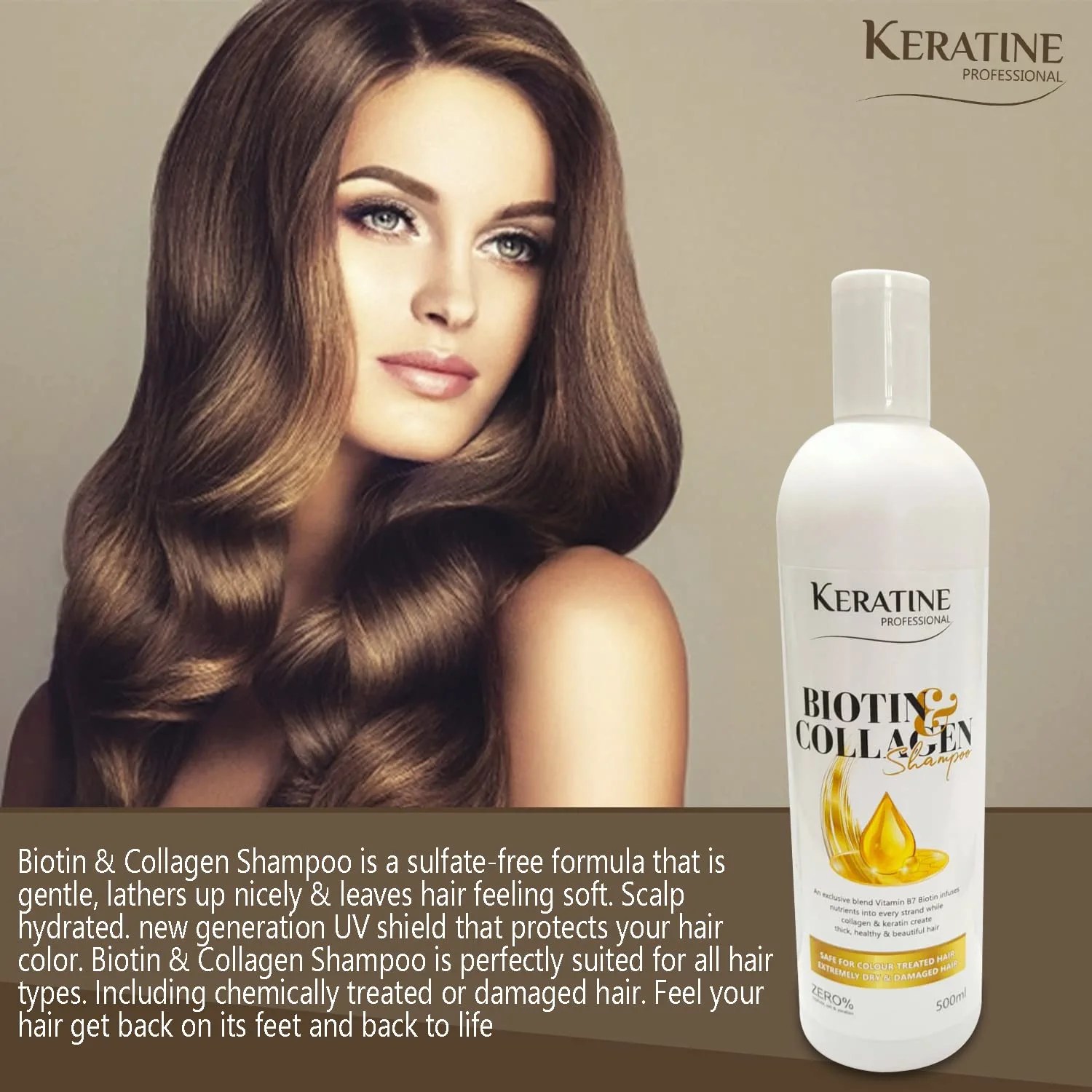 Biotin and Collagen Shampoo for Hair Growth, Made in India, Hair Loss