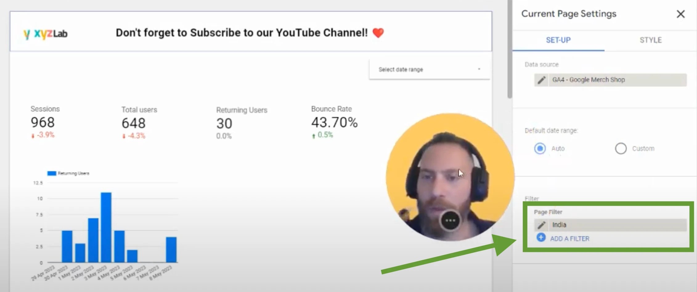 How to Add Page Filters in Looker Studio Reports XYZ Lab