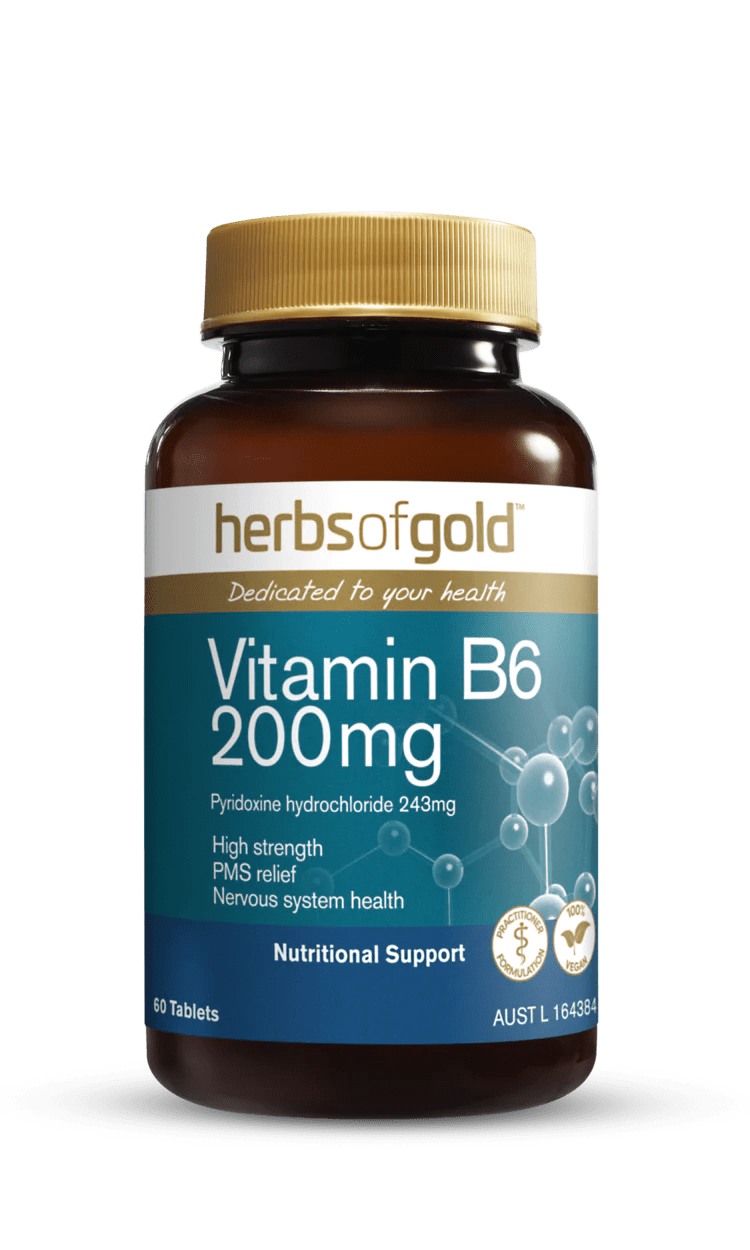 Vitamin B6 200mg 60 tabs vibrantlifeclinic