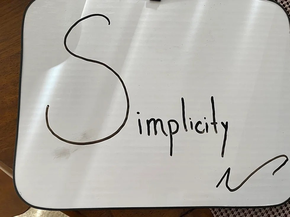 What Does “Simplicity” Mean?