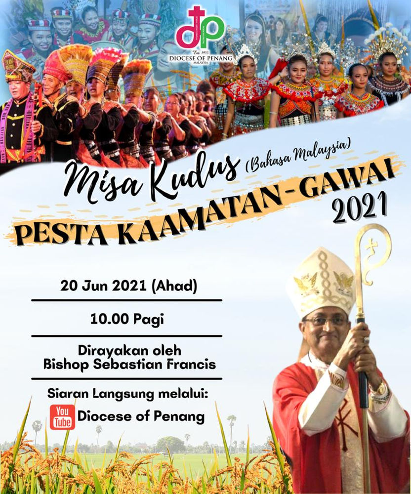 MISA KUDUS PESTA KAAMATAN GAWAI 2021