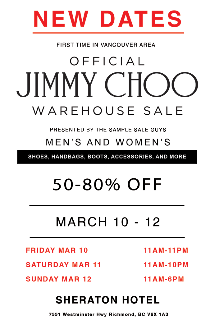 Vancouver Sample Sales I Love Sample Sales