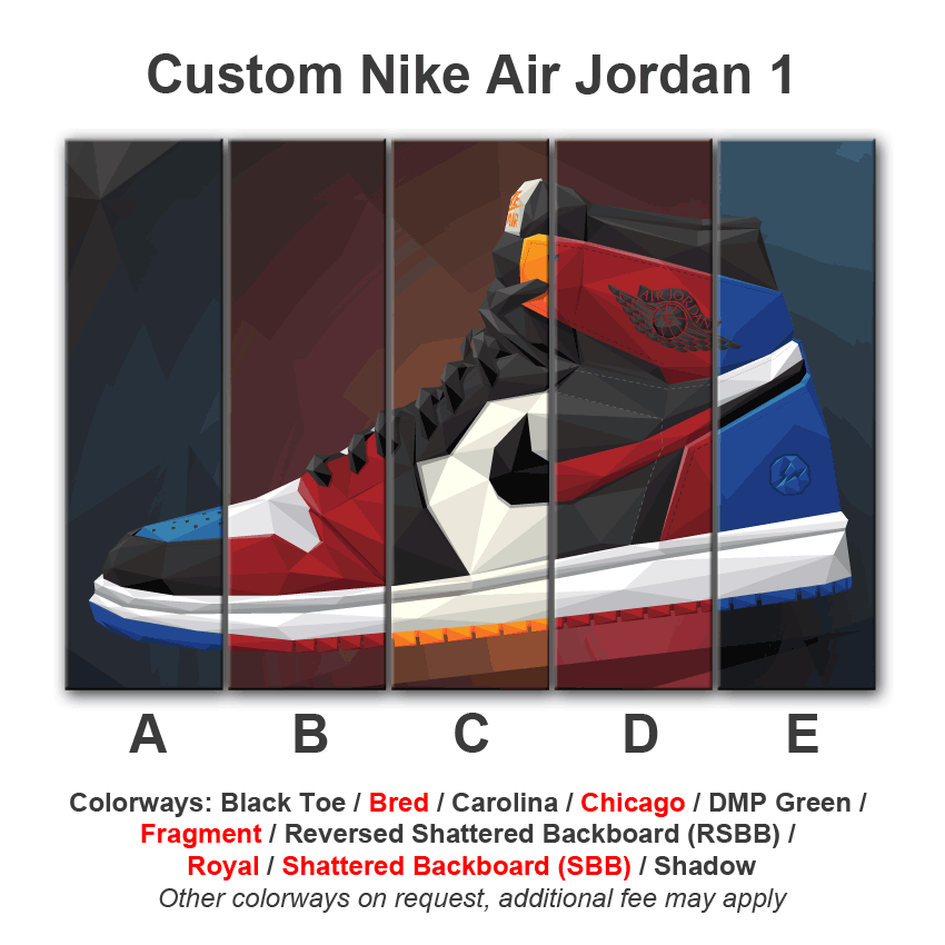 Custom Nike Air Jordan 1 canvas digiwaygallery