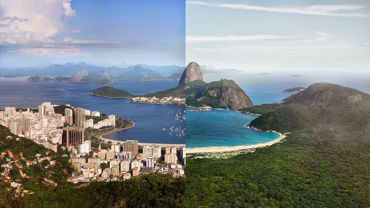 Paisagem cultural compreendendo o termo macropaisagem inicio