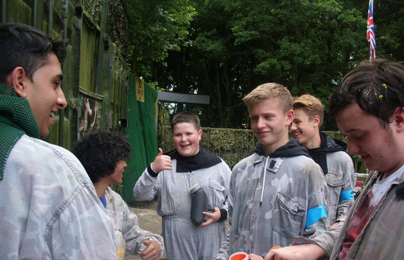 Junior Paintball Options, Warped Sports, Cosford
