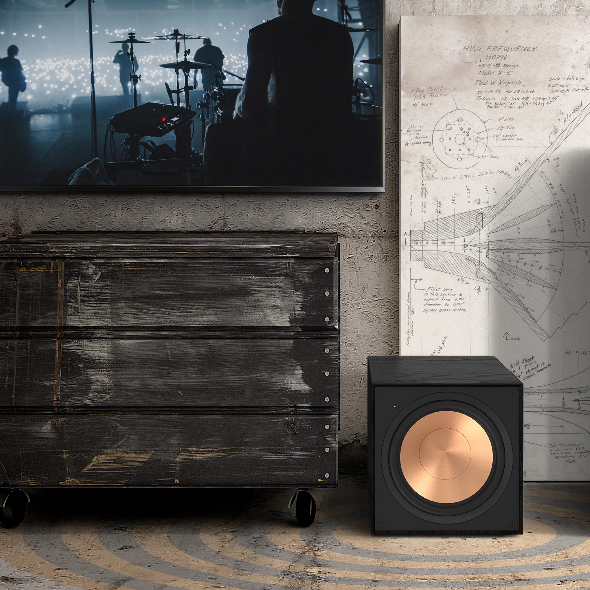 R12SWi Subwoofer de 12 pulgadas con 400W RMS Klipsch JMI Audio