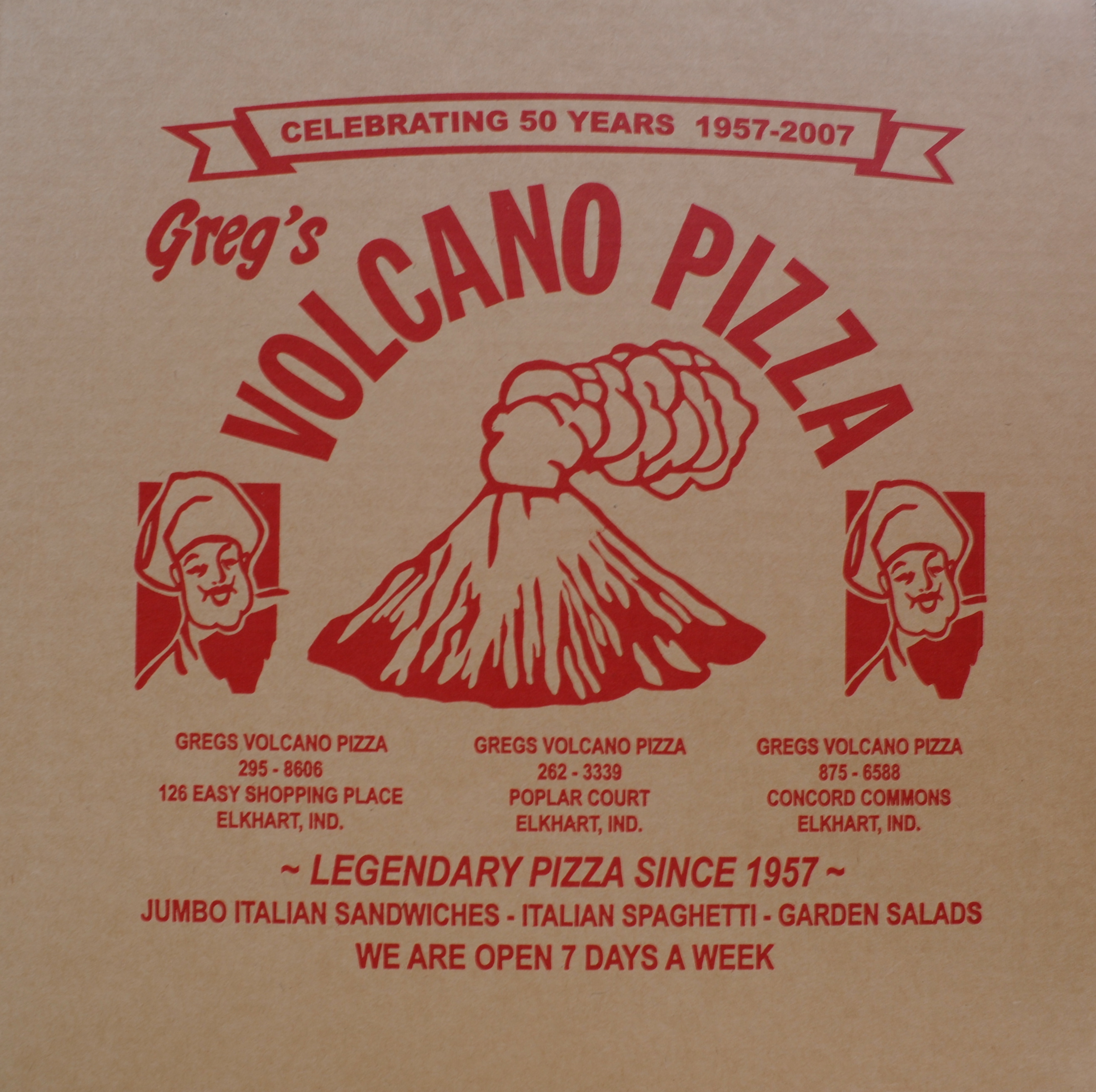 Greg's Volcano Pizza