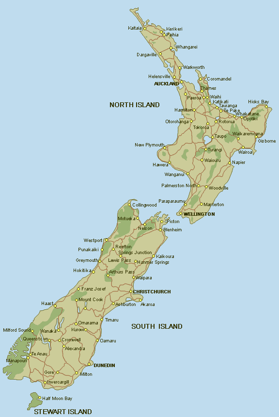 Nelson New Zealand Map Google NouvelleZ&eacute;lande expinter