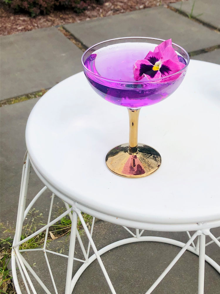The Prettiest Purple Gin & Tonic You Ever Did See