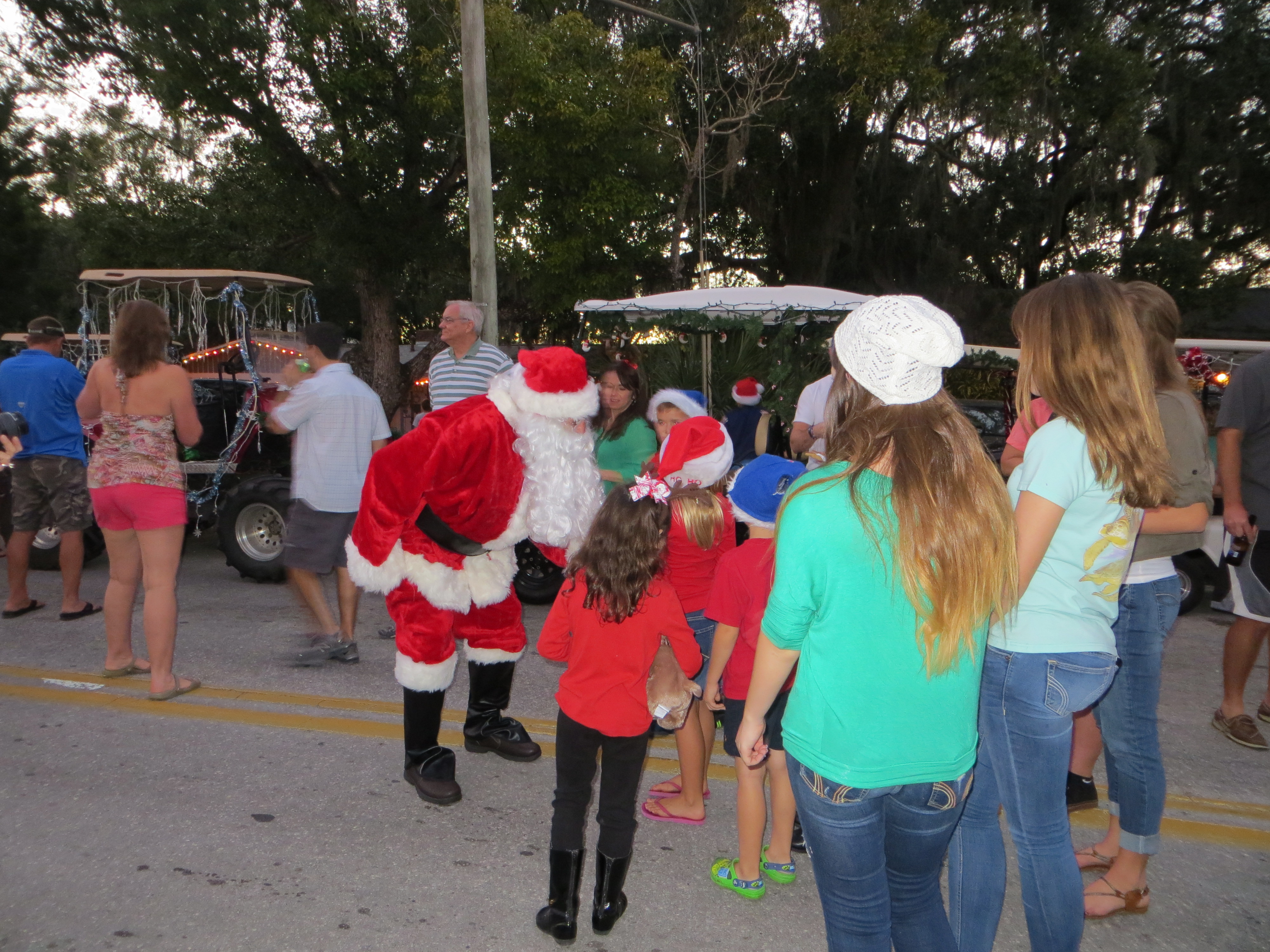 Ozona Annual Holiday Golf Cart Parade ozonavillagefl
