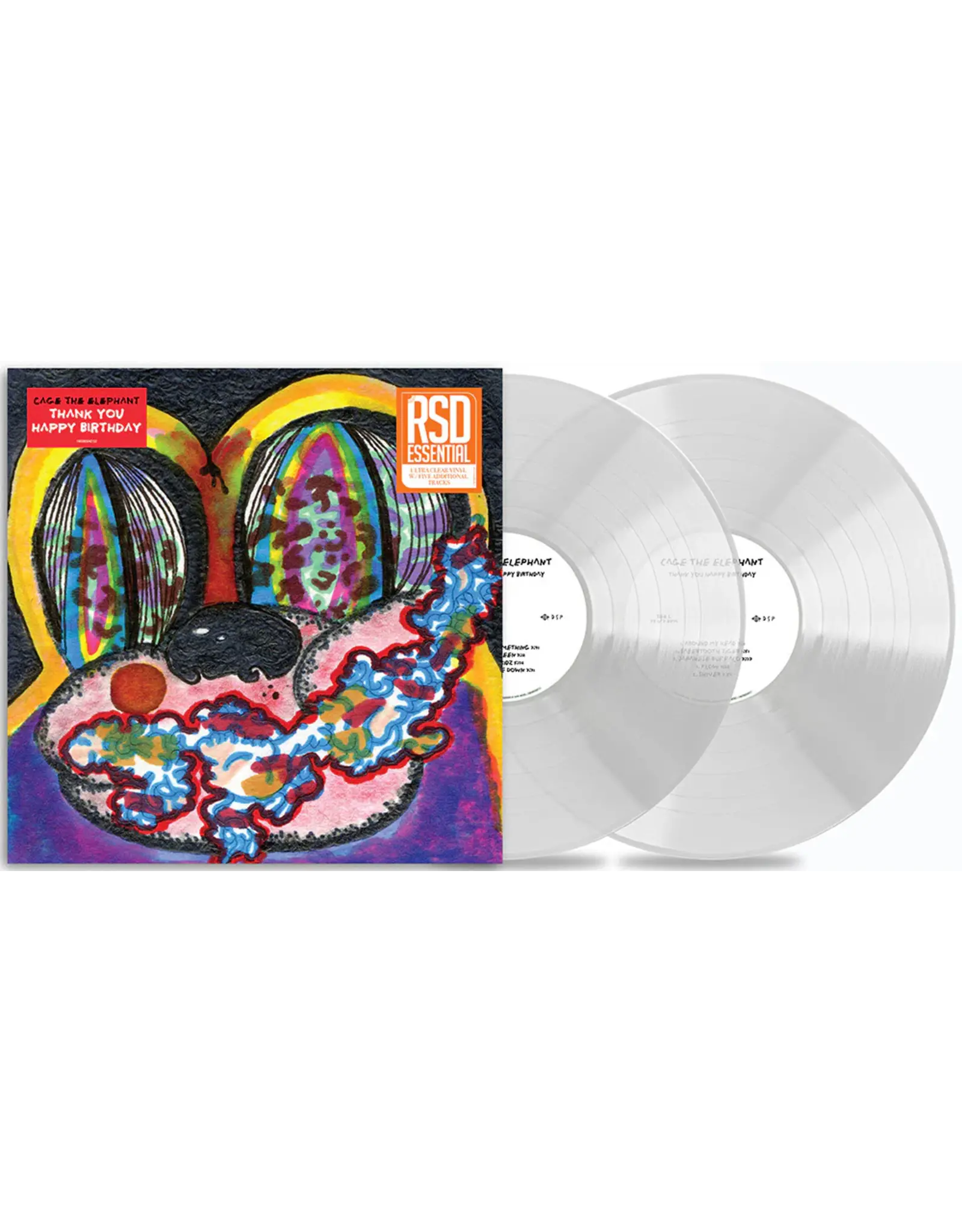 Cage The Elephant Thank You Happy Birthday Clear Vinyl Argys Records