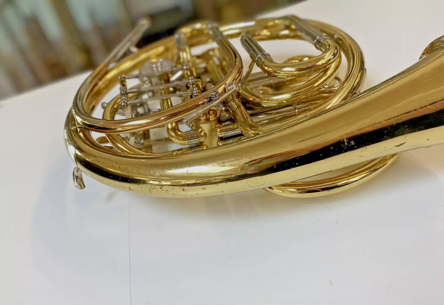 Used Alexander 103MAL Double French Horn in Yellow Brass;with Jakob