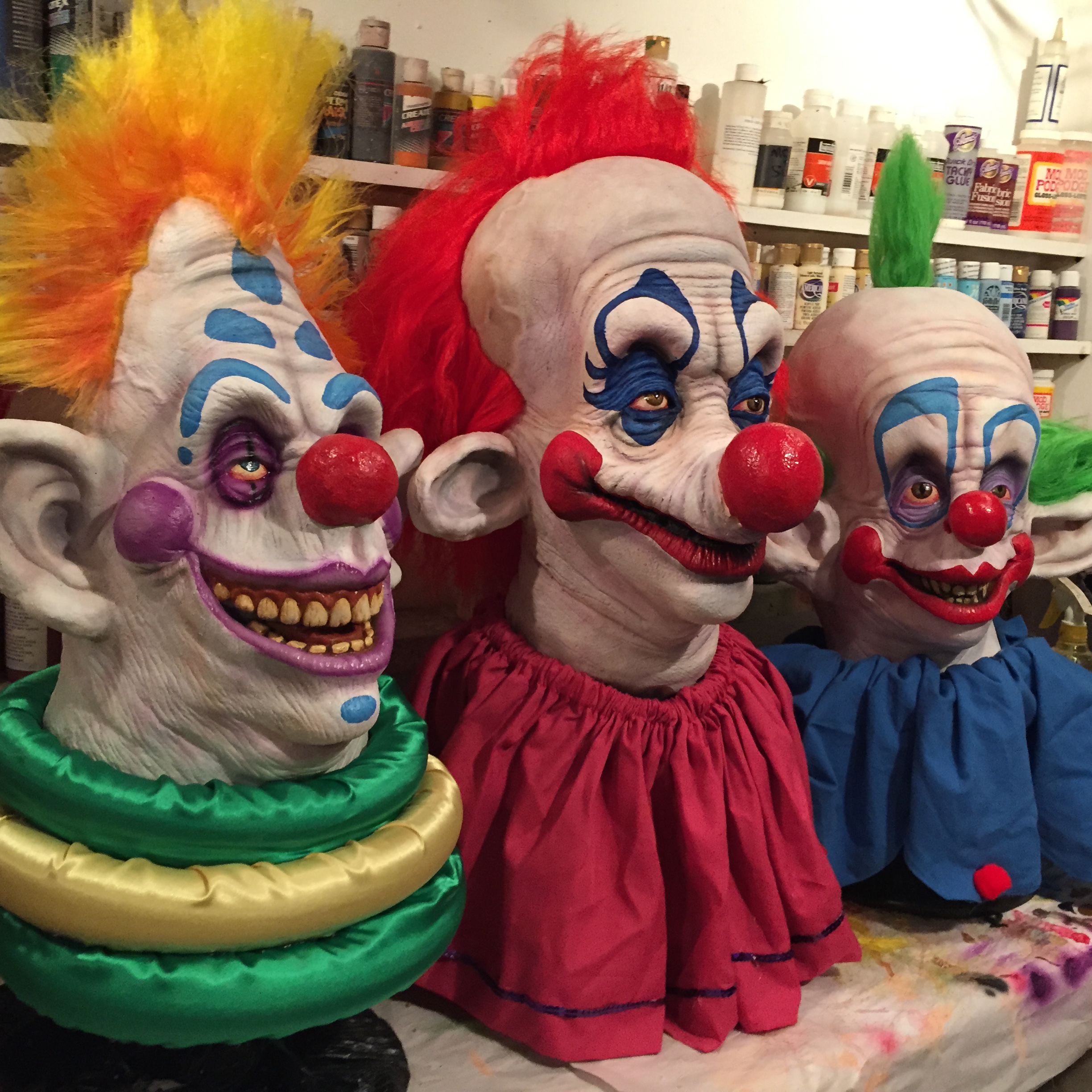 Killer Klowns From Outer Space Busts