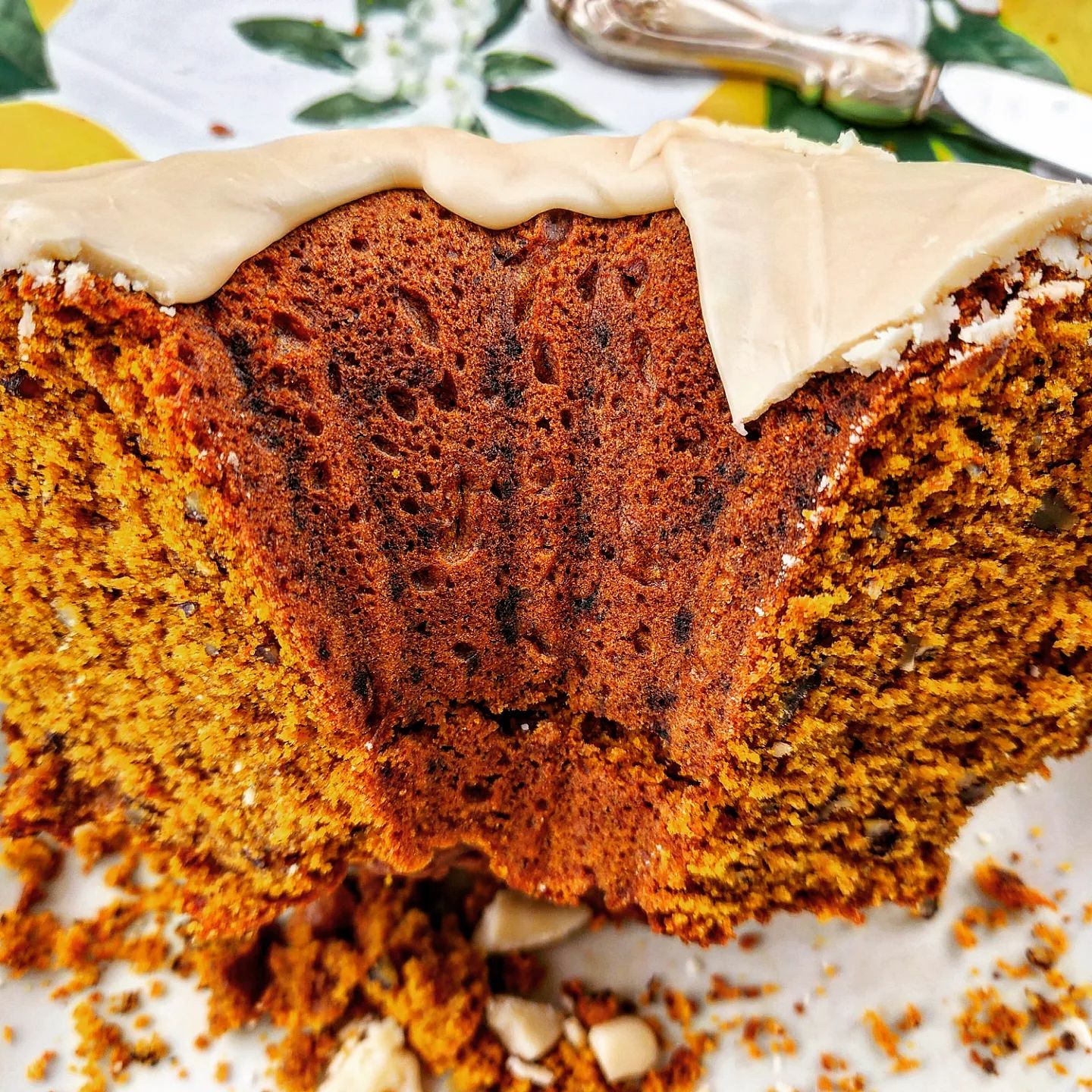 Maple Glazed 🍁 Pumpkin Spiced 🎃 Pecan Cake The Cardamom Man